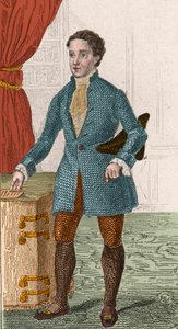Siecle des Lumieres: retrato de Denis Diderot (1713-1784), escritor e filósofo francês. Gravura de 1876. de Unknown artist