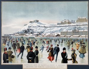 Patinar no Saint Laurent, Quebec, n.d. de Unknown artist