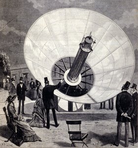 Forno solar por Augustin Mouchot e Pifre de Unknown artist