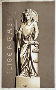 Estátua representando a Liberdade de Chartres. de Unknown artist