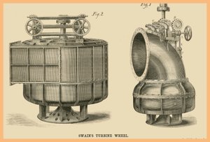 Roda de turbina Swains de Unknown Artist