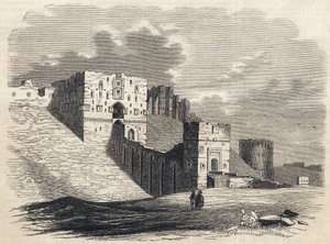 Síria: a cidade de Aleppo no século XIX - Citadel - Aleppo na Síria - 1864 de Unknown artist