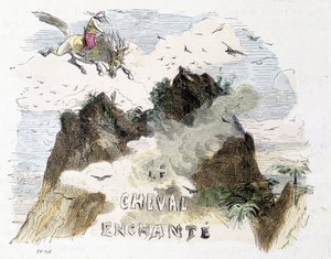 Conto: O Cavalo Encantado - em "Mil e Uma Noites", ed. Emile Guérin, contado por Md Bondet, Paris, n.d. de Unknown artist