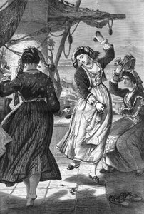 Tarantella (Tarantella) em Ischia. de Unknown artist