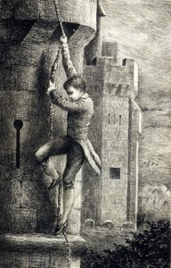 A parma Carthusiana de Stendhal. A gravura do século XIX. de Unknown artist