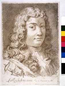 O Duque de La Rochefoucault - imprimir de Unknown artist