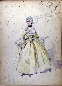 A Dama de Espadas: Ópera composta em 1890 por Piotr ou Petr Ilyich Tchaikovsky (ou Tchaikowsky de Unknown artist