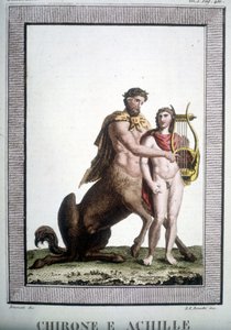 O Centauro de Ferro e Aquiles - no Dicionário Mitológico de Unknown artist
