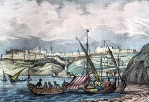 A cidade de Oran na Argélia em 1840. in" L