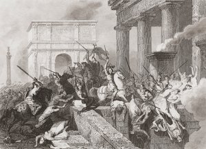 A vinda dos vândalos a Espanha de Unknown artist