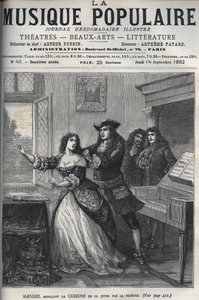 O compositor George Frederick Handel de Unknown artist