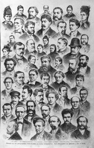 Os diferentes tipos de criminosos, de acordo com os arquivos da polícia de Berlim. 1882 de Unknown artist