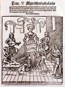 As artes liberais: A música (gravura de Unknown artist