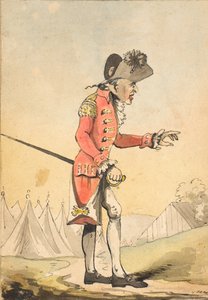 "Isso é realmente verdade - os homens devem ter atirado um no outro - bem, vou me esforçar para alterar esse ligeiro inconveniente na minha próxima manobra", 1796 de Unknown