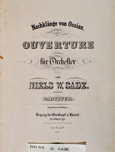 Página de título da partitura de Souvenirs D