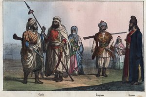 Fatos curdos tradicionais - Georgiano - Arménio - de Unknown artist