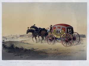 Carruagem turca - século XIX, A.D. de Unknown artist