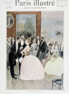 Un bal - em "Paris illustré" (Paris illustré) de Unknown artist