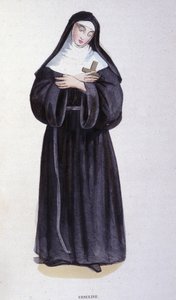 Ursuline. Gravação de um álbum sobre ordens religiosas, Paris de Unknown artist