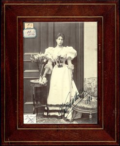 Victoria Melita de Saxe Cobourg-Gotha - Princesa Victoria Melita de Saxe-Coburg e Gotha (1876-1936), Anónima. Fotografia de Gelatina Prata de Unknown artist