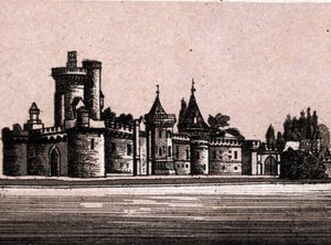 Viena, Áustria: vista do castelo de Laxenburg (castelo de Laxenburgh em Viena). in "O mundo ilustra 168 vistas" Sem data (final do século XIX) de Unknown artist