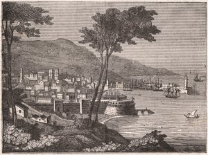 Vista, de, um, arborizado, colina, cidade, de, barcelona, catalonia, espanha de Unknown