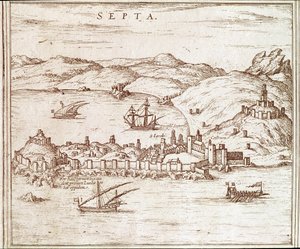 Vista da cidade de Ceuta de Unknown artist