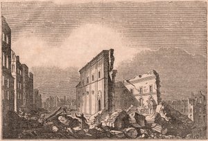 Vista, de, a, ruínas, de, st paul, após, a, 1755, terremoto, lisboa, portugal de Unknown