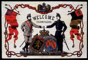 Champagne de boas-vindas de Unknown artist