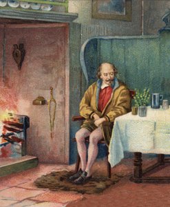 William Shakespeare (1564-1616), dramaturgo inglês. de Unknown artist
