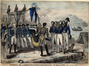 partida do corpo de napoleão de l