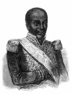 retrato de Faustin Soulouque (1782-1867), presidente (1847-1849) e imperador (1849-1859) do Haiti com o nome de Faustin I. de Unknown artist