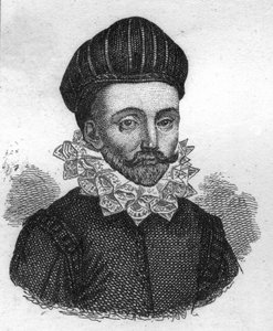 retrato de François GAUCHER, dit Scevole de SAINT MARTHE. Escritor francês do século XVI. Gravura de 1835. de Unknown artist