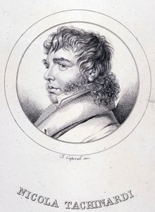 retrato do tenor italiano Tachinardi (Nicola Tacchinardi) (Livorno de Unknown artist
