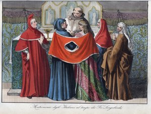 o casamento dos italianos na época dos reis lombardos (568-774) - de Unknown artist