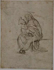 Virgem e Menino (frente); Putti (verso)