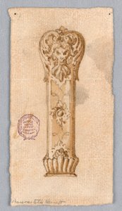 Desenho, Desenho de uma pega, século XVII-XIX de Unknown artistUnknown artist