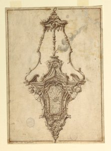 Desenho, Projeto de um Censário, 1725-1750 de Unknown artistUnknown artist