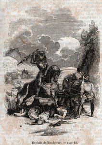 Gravura de 1851 de “” Roland furieux ”” de Unknown artist