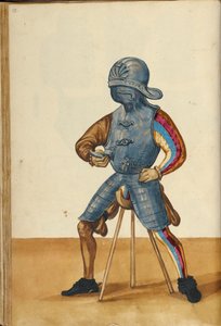 Um homem de armadura de Unknown artist