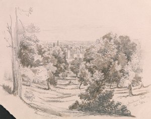 Uma Vista do Parque Danbury de Unknown artist