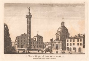 Uma Vista do Pilar de Trajano em Roma &c. de Unknown artist
