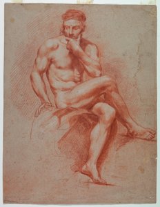 Um homem nu de Unknown artist