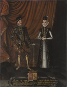 Adolphe de Holstein Gottorp e Christine de Hesse - Duque Adolf de Holstein-Gottorp de Unknown artist