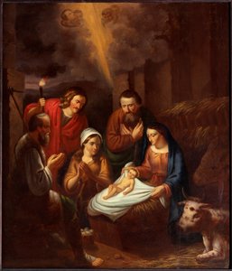 Adoração dos Pastores de Unknown artist