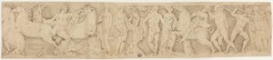 Depois da Antiguidade: Tampa de Sarcófago com os Trabalhos de Hércules de Unknown artist