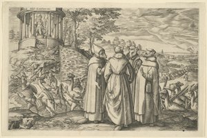 Alegoria sobre a derrota do Duque de Alva em Brielle de Unknown artist