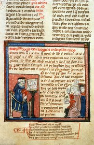 Aristóteles Professor - Iluminação da Idade Média (ref. 418 de Unknown artist