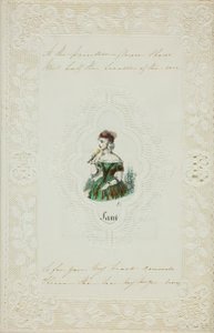 Como a flor pintada mostra (valentine) de Unknown artist