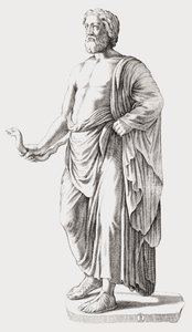 Asclepius. Retrato. de Unknown artist